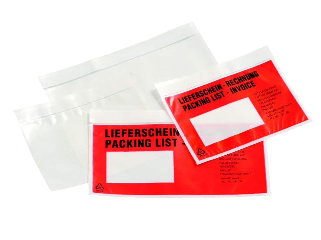 Lieferschein-/ Dokumententaschen