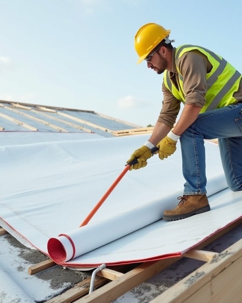 Dampfsperre-Dachkonstruktion