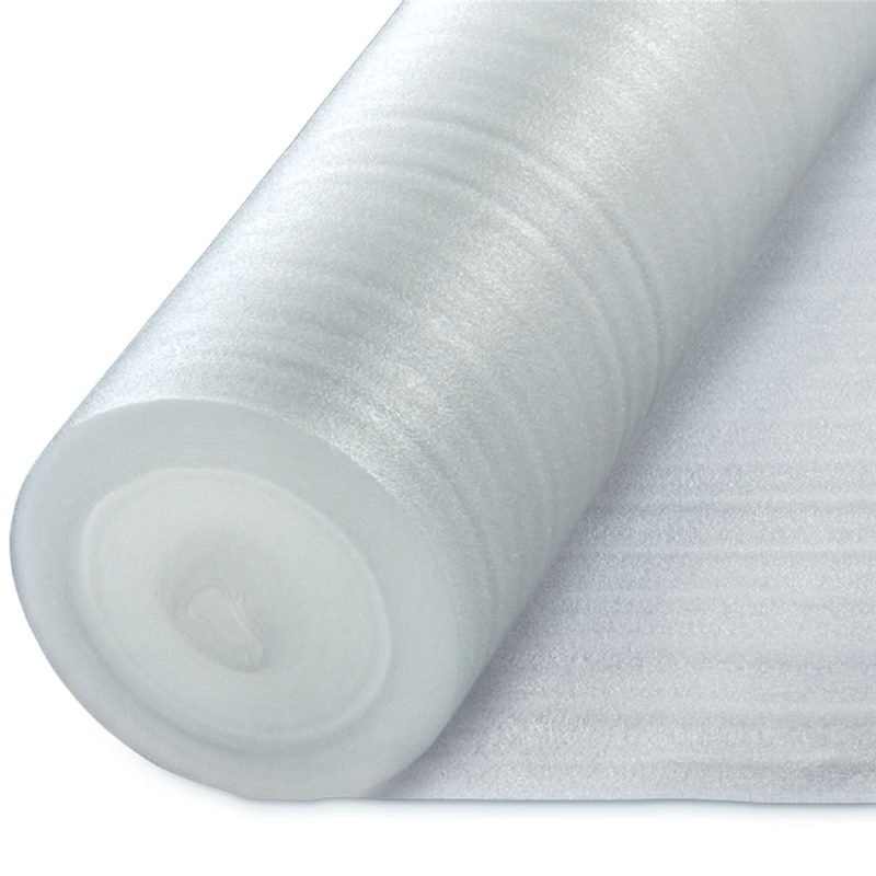 jafo cell-p parkettunterlage rolle aus pe-schaum auf weißem hintergrund