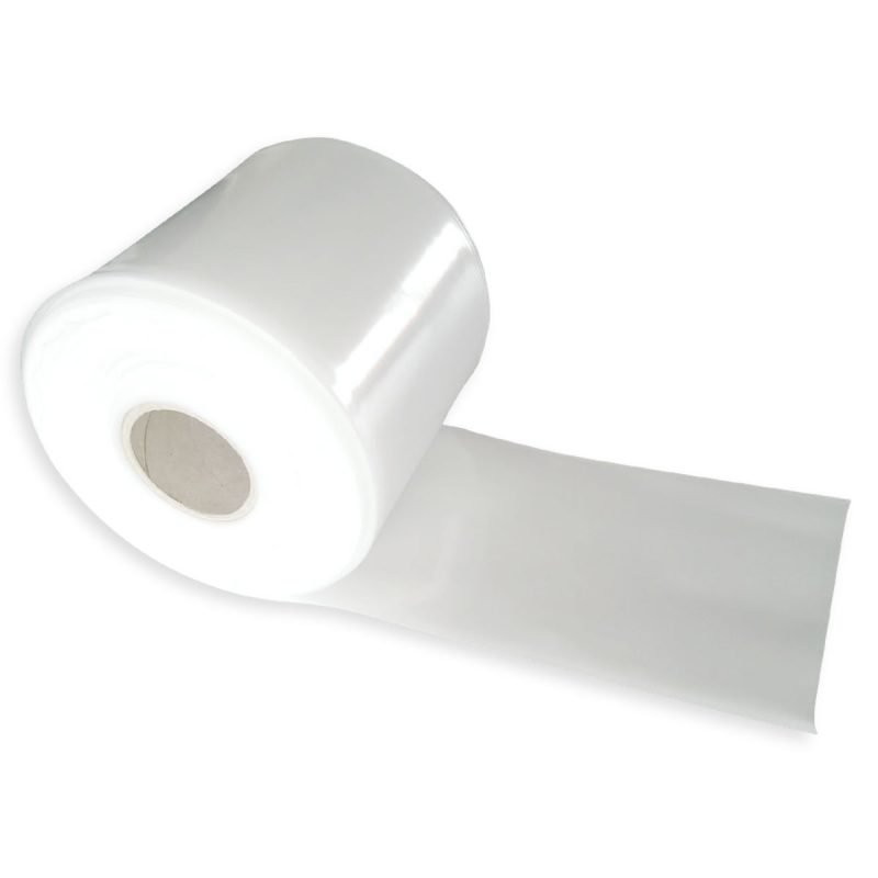 jafo® Dachrinnenschlauch 130 mm – eine Rolle Schlauchfolie leicht abgerollt als provisorischer Fallrohrersatz