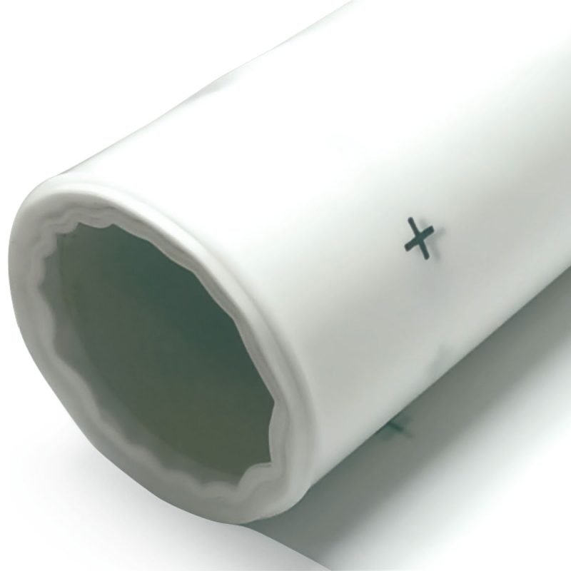 jafo® DS 100 quick&easy PE-Dampfsperren mit Verlegeraster, Sd-Wert >100 m, transparent-weiß – Rolle leicht abgerollt