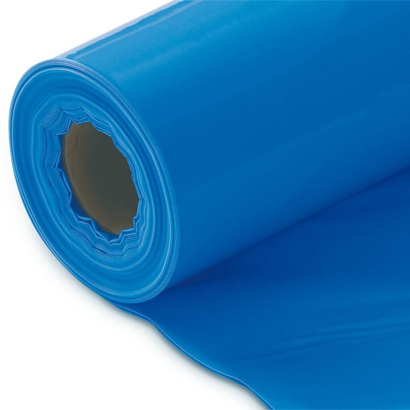 jafo® DS 100 PE-Dampfsperren aus Spezial-PE-Folie, Sd-Wert > 100 m, blau oder weiß – Rolle leicht abgerollt