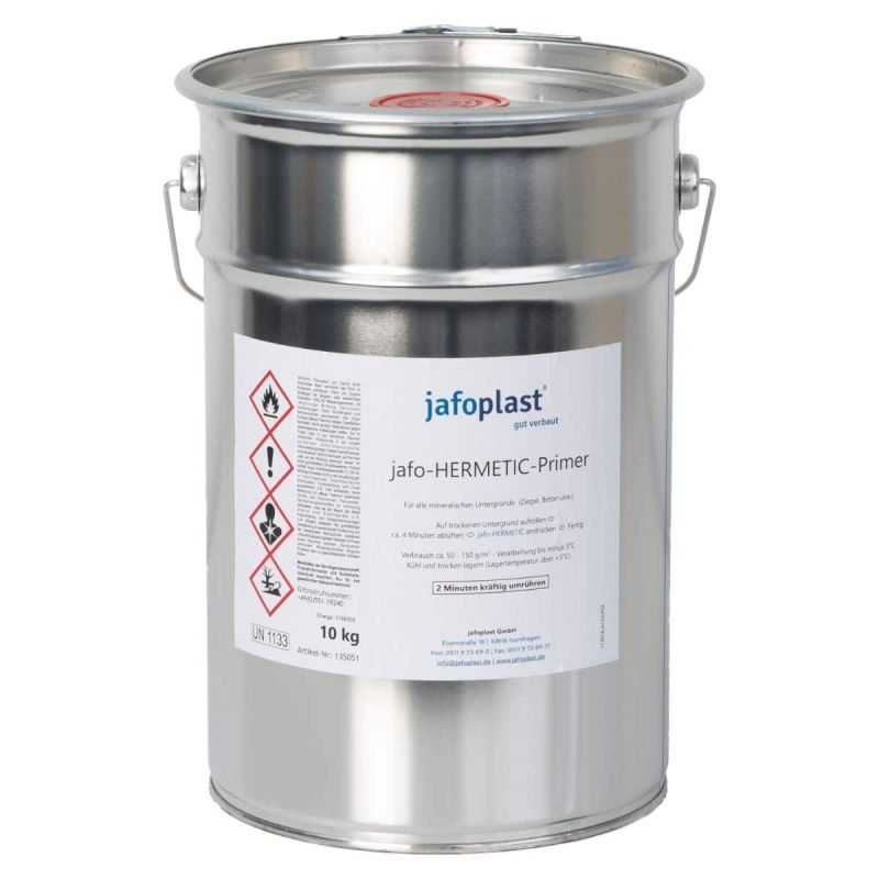 jafo-HERMETIC® Primer 10 kg – freigestellte Dose auf weißem Hintergrund