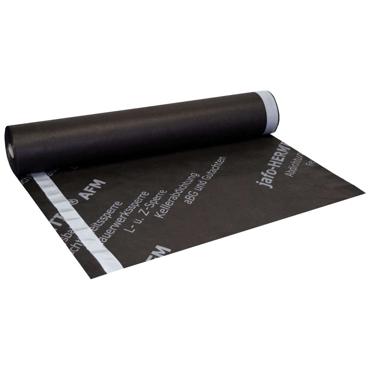 jafo-HERMETIC® AFM Abdichtungsbahn Sd > 1 500 m mit 2-seitigem SK-Streifen – DIN 18533, Bauwerksabdichtung, radonsicher